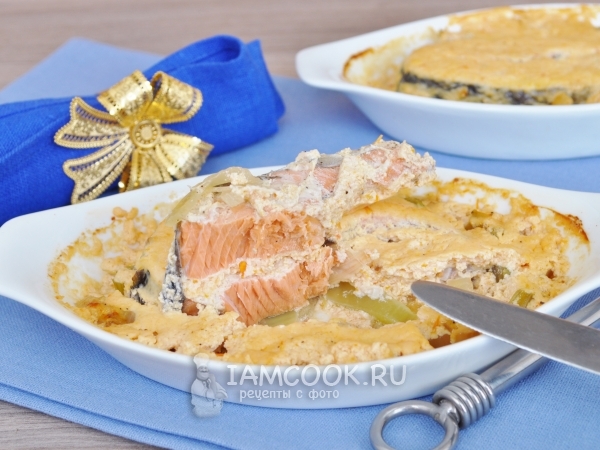 Рецепт кижуча запечённого в духовке