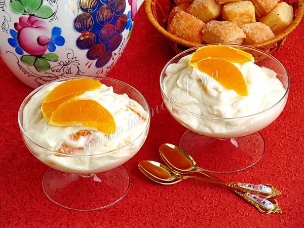 Рецепт творожно-апельсинового десерта