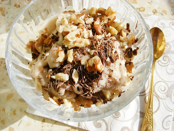 Мороженное с бананами