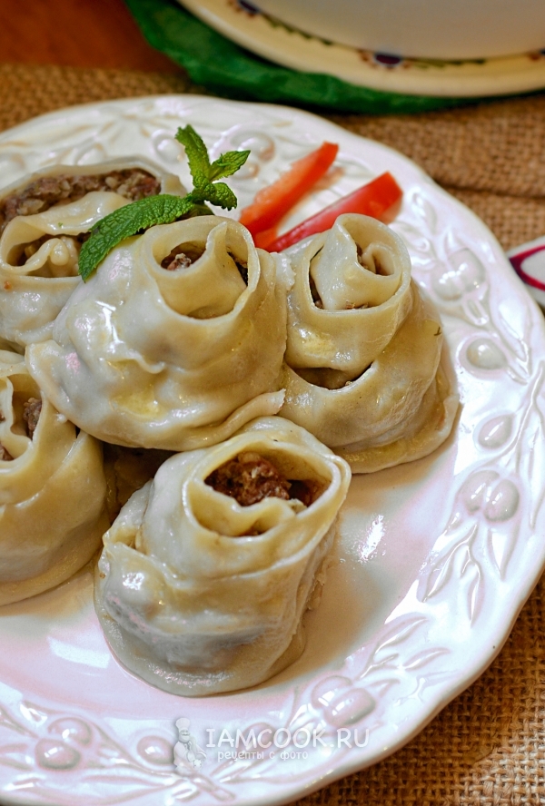Рецепт мантов «Розочки»