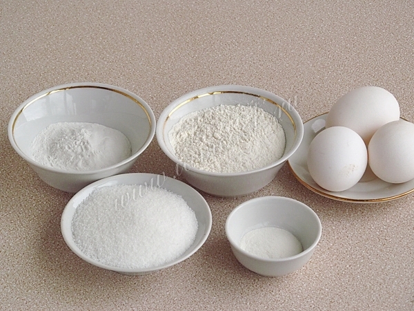 Ингредиенты для торта Ульянка