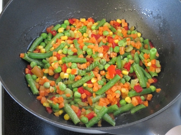 Обжарка овощей