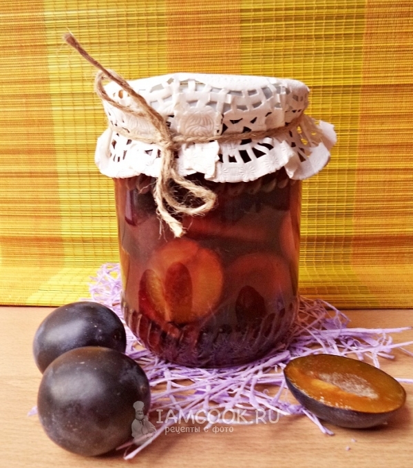 Фото слив в сиропе на зиму