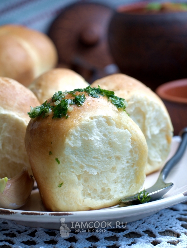 Рецепт пампушек к борщу за 20 минут