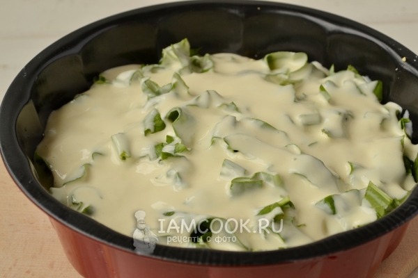 Залить тестом