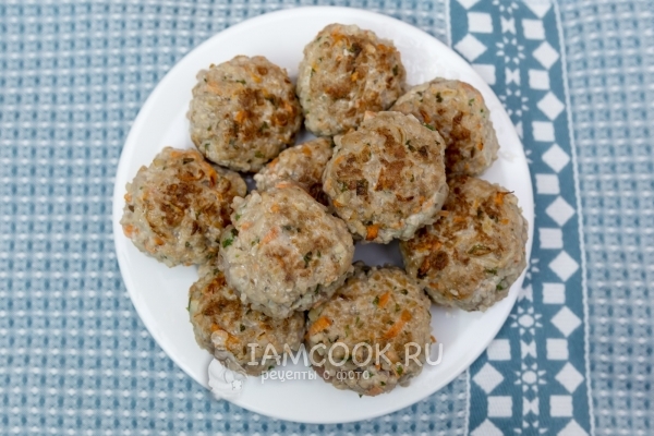 Обжаренные тефтели