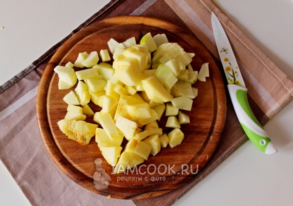 Порезать яблоки