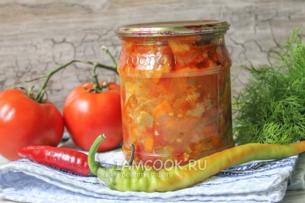 Фото лечо из кабачков на зиму