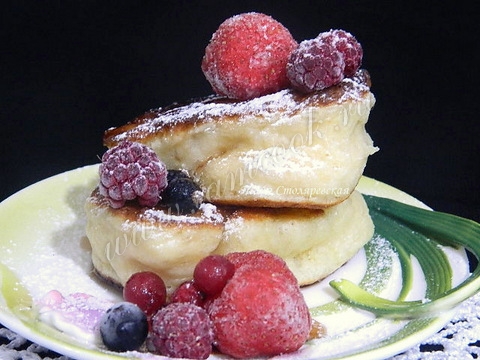 Бабушкины оладьи на дрожжах