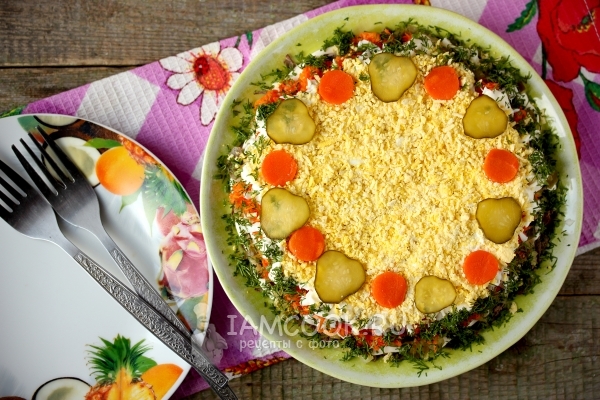 Фото салата «Печенкин»