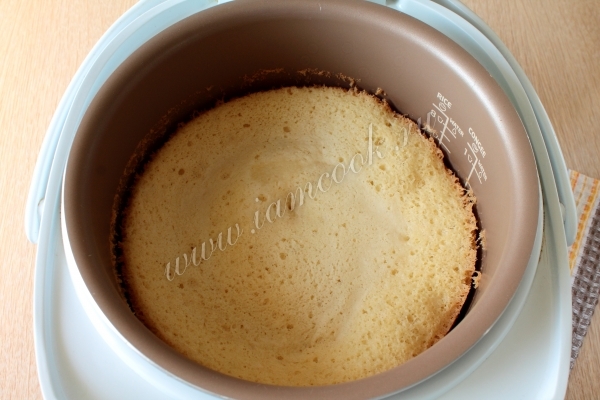 Готовый бисквит в мультиварке