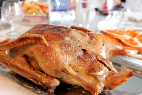 Гусь Рождественский, запеченный