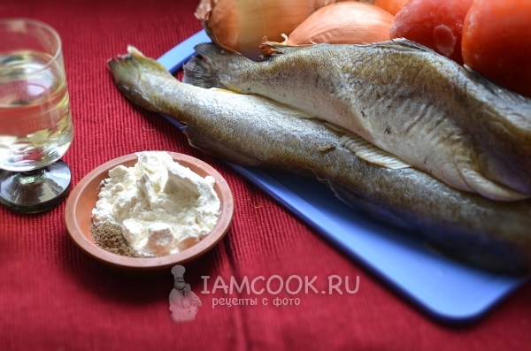 Ингредиенты для наваги запечённой в духовке