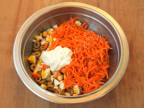 Ингредиенты в салатнике