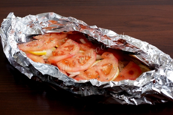 Запекание горбуши по итальянски