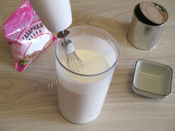 Сливочная масса с желатином