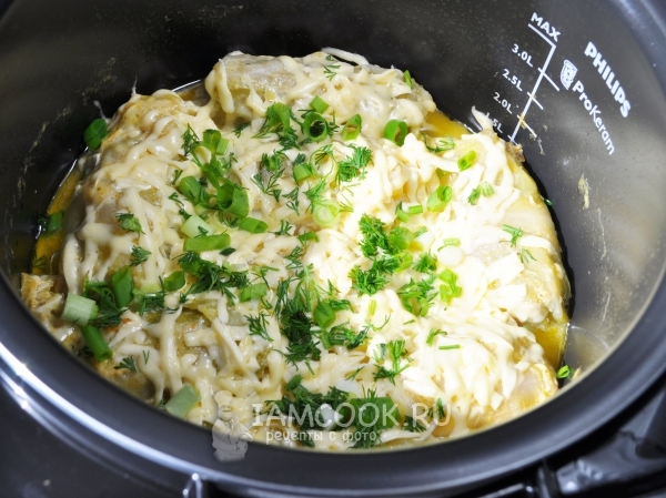 Посыпать зеленью