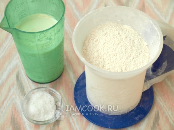 Ингредиенты для вареников на кефире