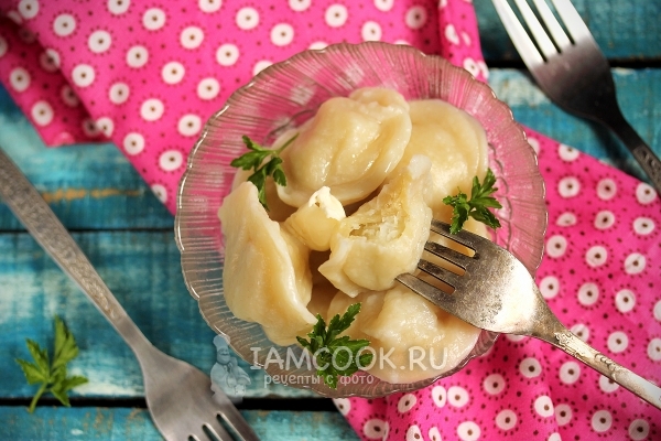 Фото пельменей с чёрной редькой