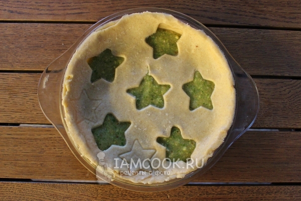 Накрыть начинку тестом