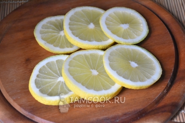 Порезать лимон