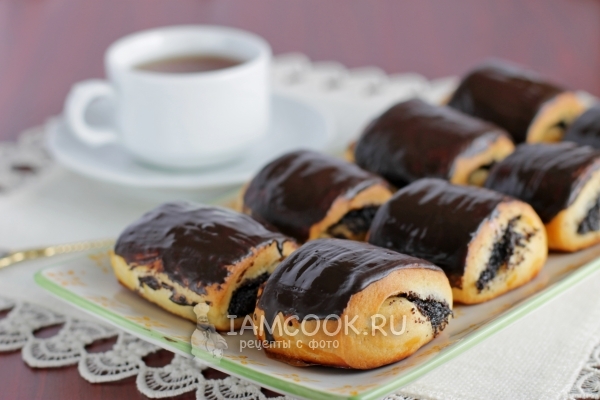 Рецепт булочек с маком