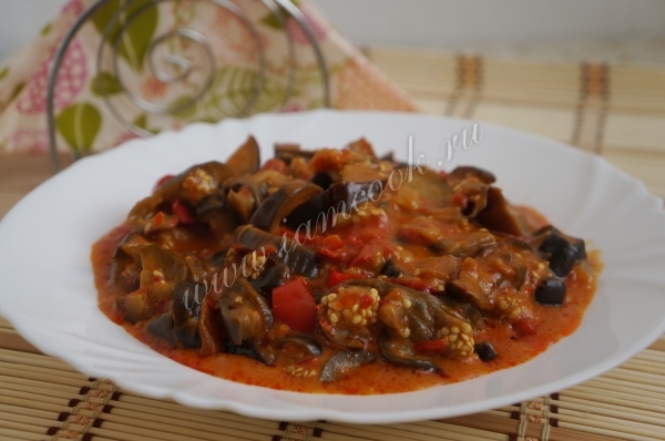 рецепт баклажанового паприкаша