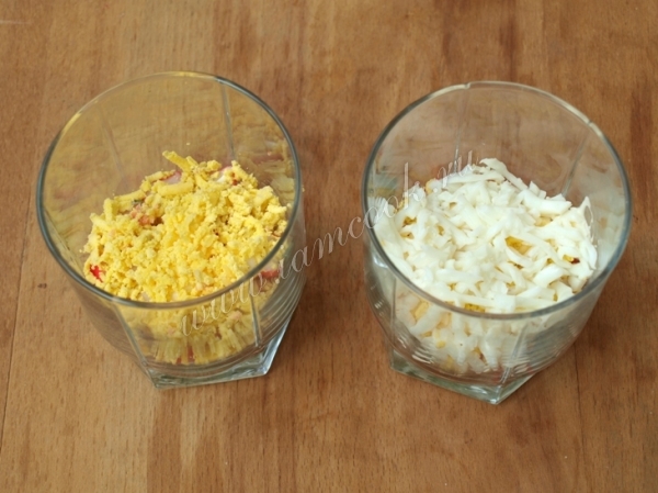 Второй слой салата