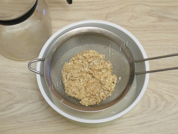 Фото процеженного геркулеса