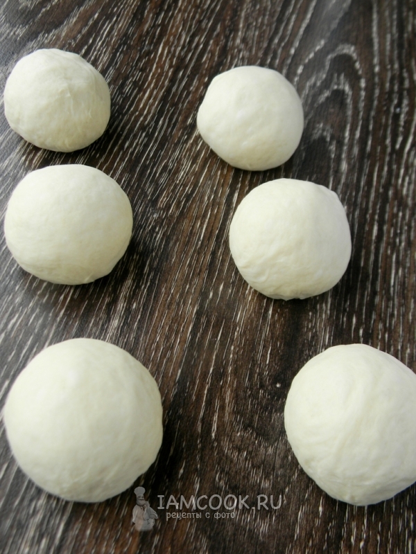 Разделить тесто на части