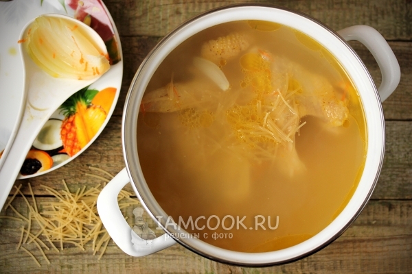 Суп с макаронами