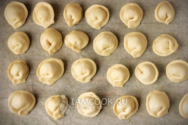 Сформировать пельмени