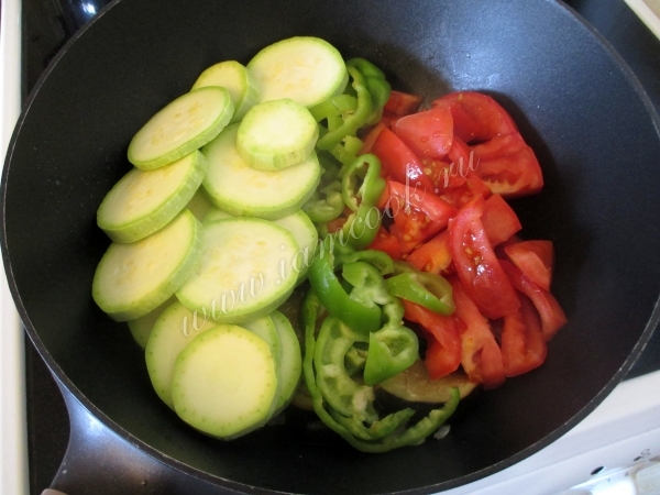 Обжарка овощей