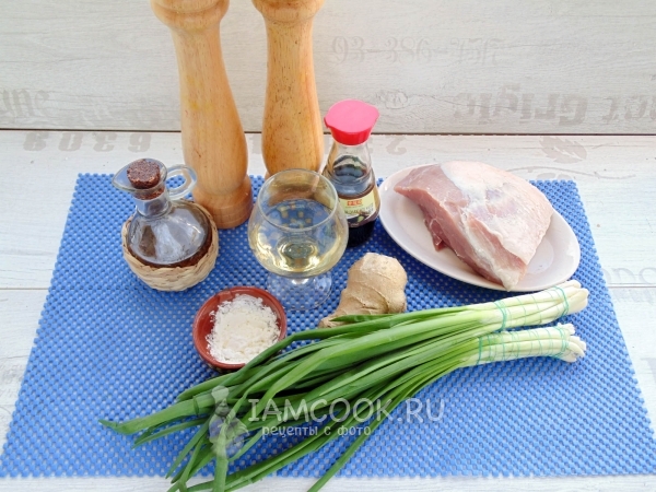 Ингредиенты для баоцзы