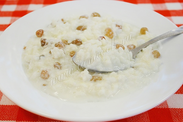 Рецепт рисовой каши в мультиварке