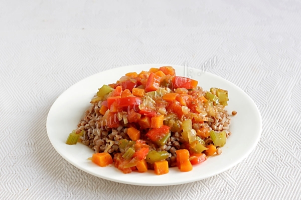 Овощи тушеные для гречи