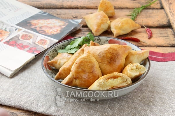 Рецепт самсы с картофелем и сыром