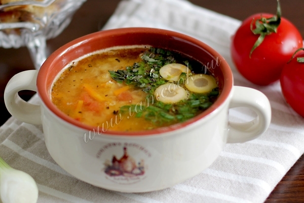 Рецепт супа из чечевицы