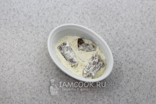 Обвалка легких в муке