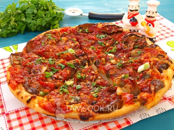 Готовая вегетарианская пицца