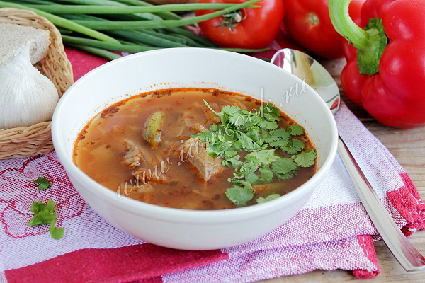 Рецепт солянки по грузински