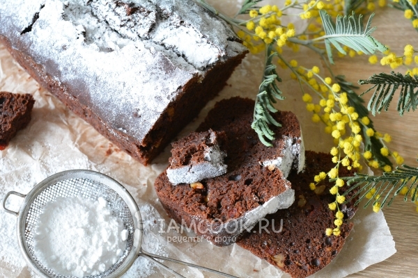 Фото постного шоколадного кекса
