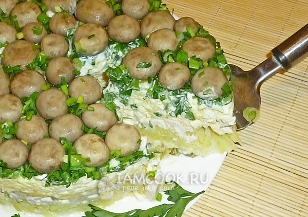 Кусочек салата