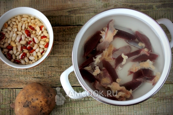 Ингредиенты для щей с фасолью