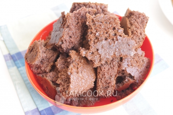 Коричневый корж