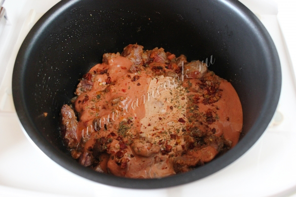 Добавить заправку в мультиварку