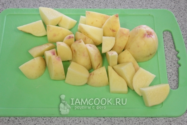 Порезать картофель