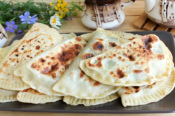 Кутабы со шпинатом