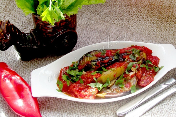 Рецепт баклажанов по кавказски