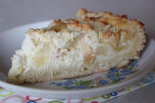 Кусок яблочного пирога